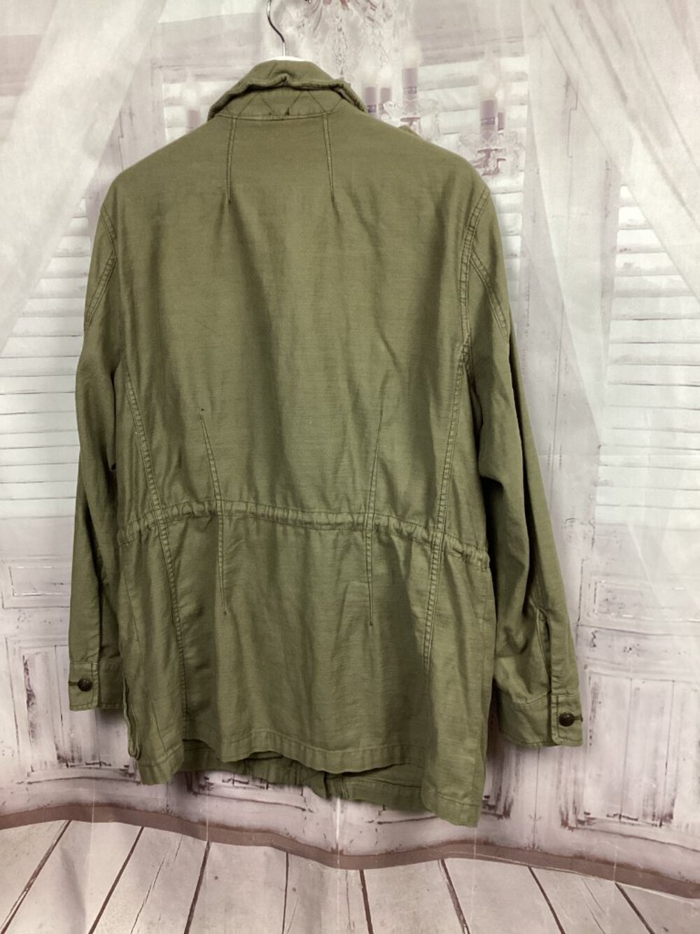 Free People Not Your Brothers Surplus Jacket Military Army‎ Cargo L - Picture 6 of 12